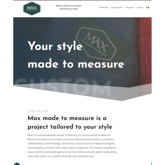 MAX Massimo Pasmato Blue Stripe Dress Shirt 100% Cotton Italy L - Picture 3 of 12